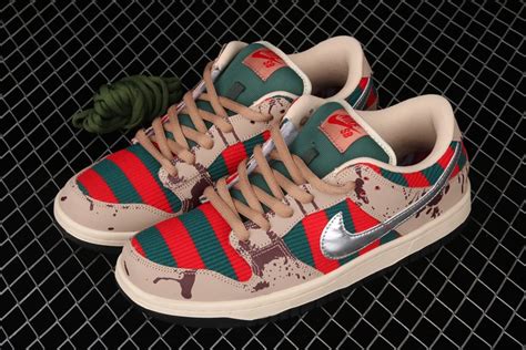 nike dunk low freddy krueger 2023|Freddy Krueger dunks release date.